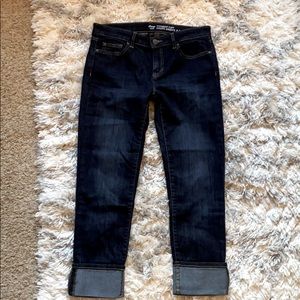 Gap cropped cuffed jeans
